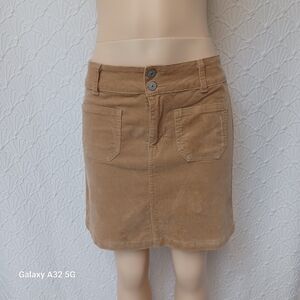 Wallflower Women Size 1 Tan Mini Pencil Skirt Casual